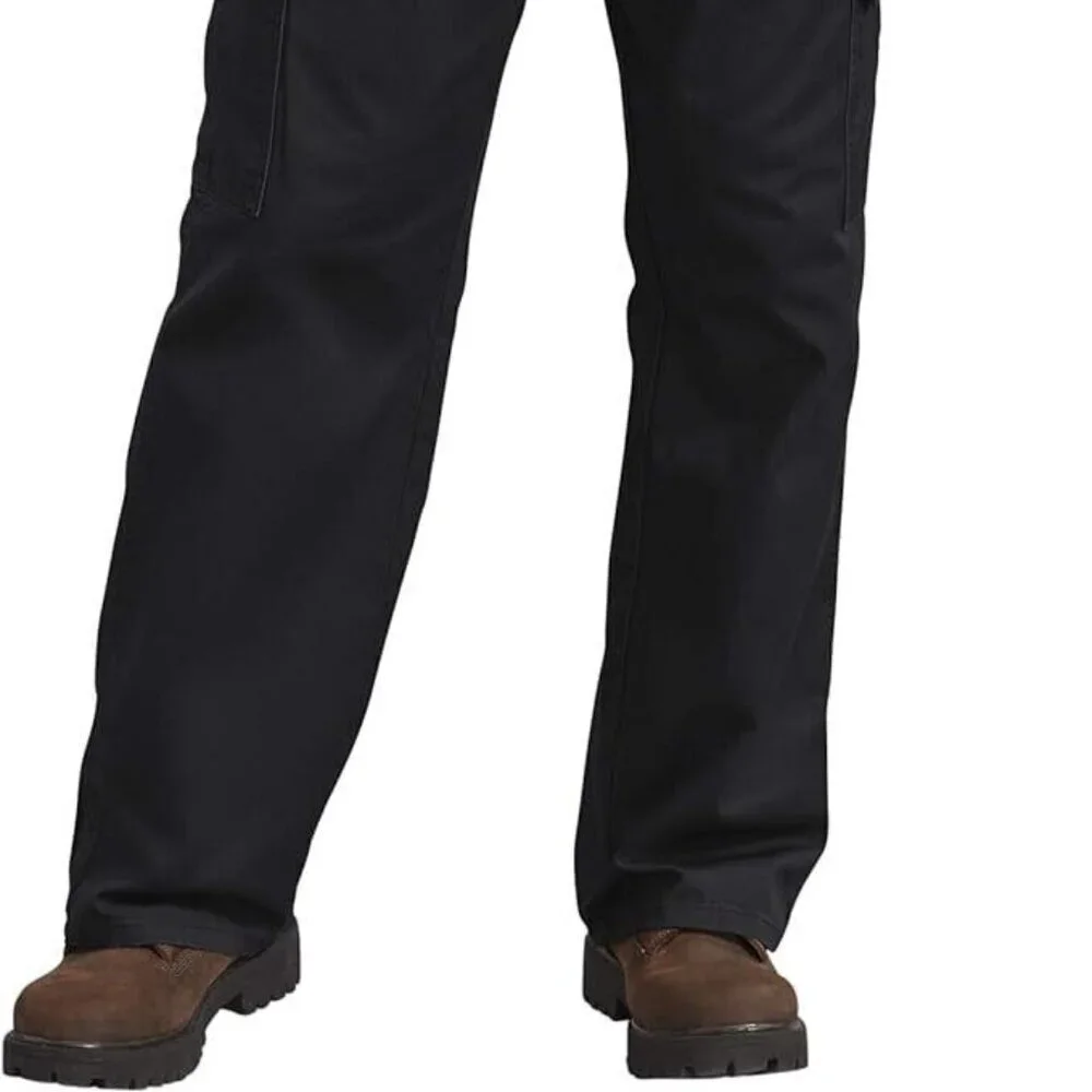 Dickies Cargo Pants Loose Fit Straight Leg 40X32 Black